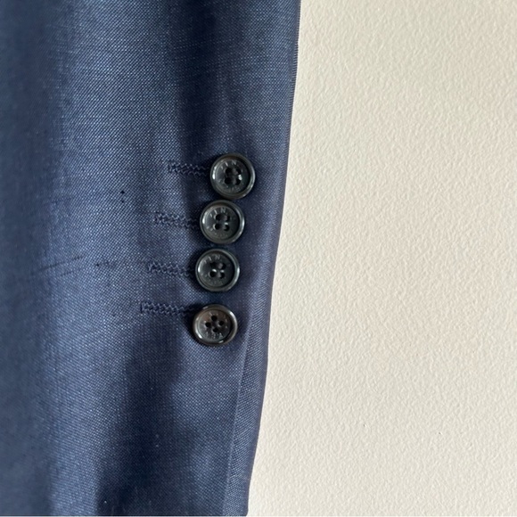 Vintage Kenzo Navy Two Piece Suit sz 34 - Picture 4 of 16